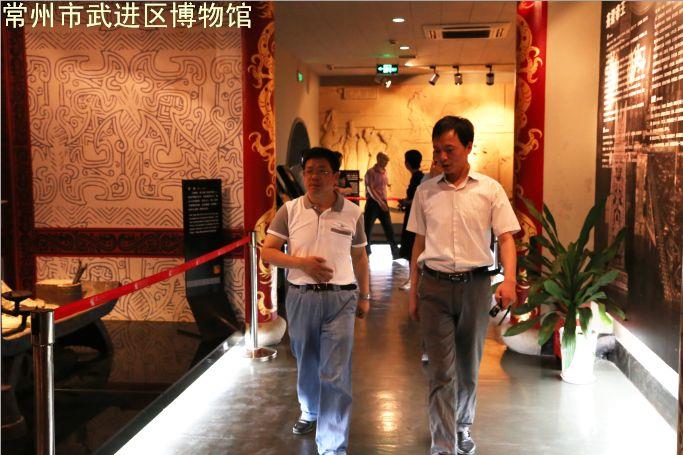 区文广新局领导现场查看博物馆基建整改工程