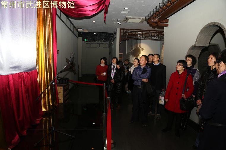 淮安市档案局一行参观我馆