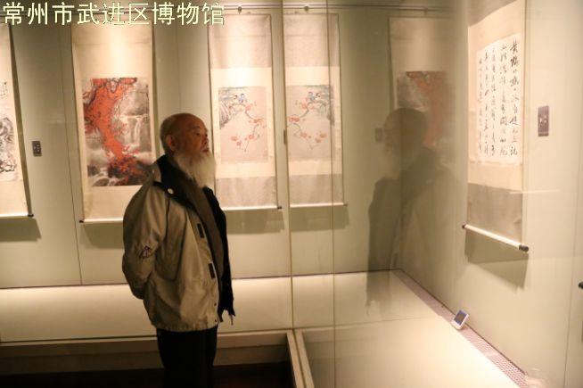 当代著名书画评论家柯文辉一行参观我馆