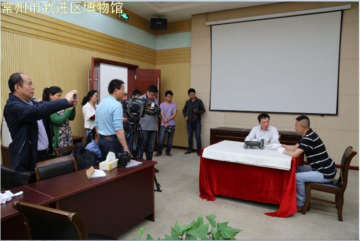 央视《国宝档案》栏目组在我馆取景