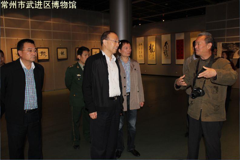 常州市副市长、市公安局局长尚建荣率市文明城市测评组实地考察我馆