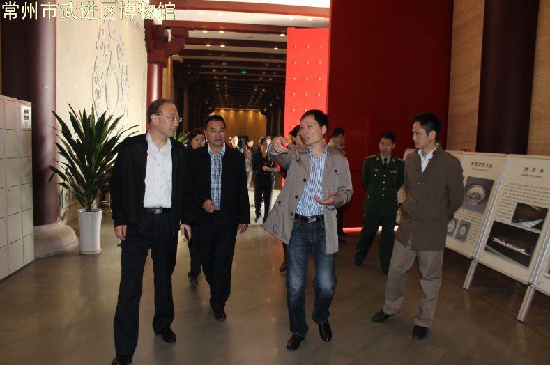 常州市副市长、市公安局局长尚建荣率市文明城市测评组实地考察我馆