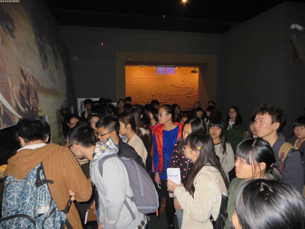 常州大学、江苏理工学院志愿者走进武进博物馆