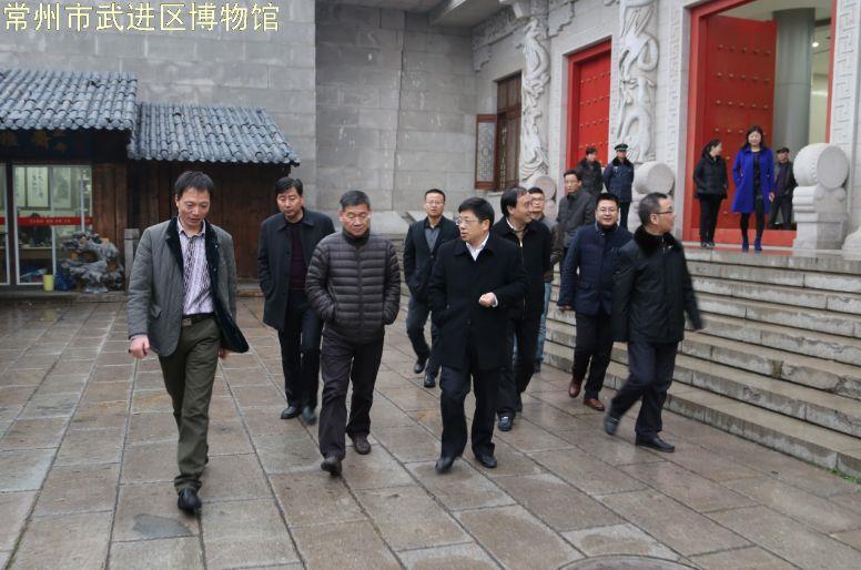 区领导班子调研我馆年度工作