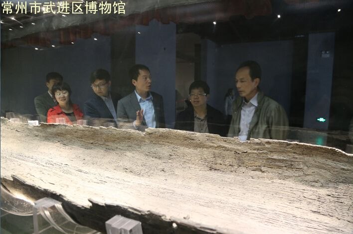 常州市文广新局陈建共局长一行调研我馆