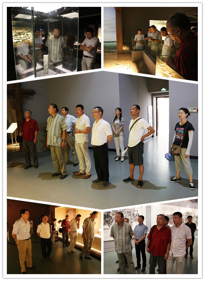 武进区宣传部部长江建文一行10人参观博物馆