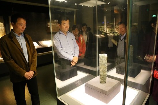 武进常熟两地政协文化交流，“凝望虞山”邵宁书画作品展在我馆开幕