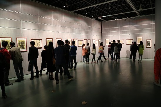 武进常熟两地政协文化交流，“凝望虞山”邵宁书画作品展在我馆开幕