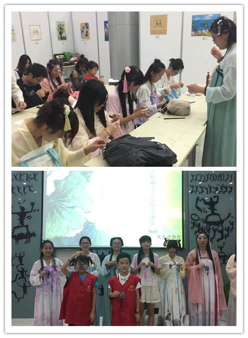 “古香粉黛”妆发小课堂在常大学生专场