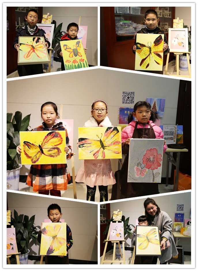 活动回顾|“当云锦遇上油画”专场活动之蝴蝶翩翩飞