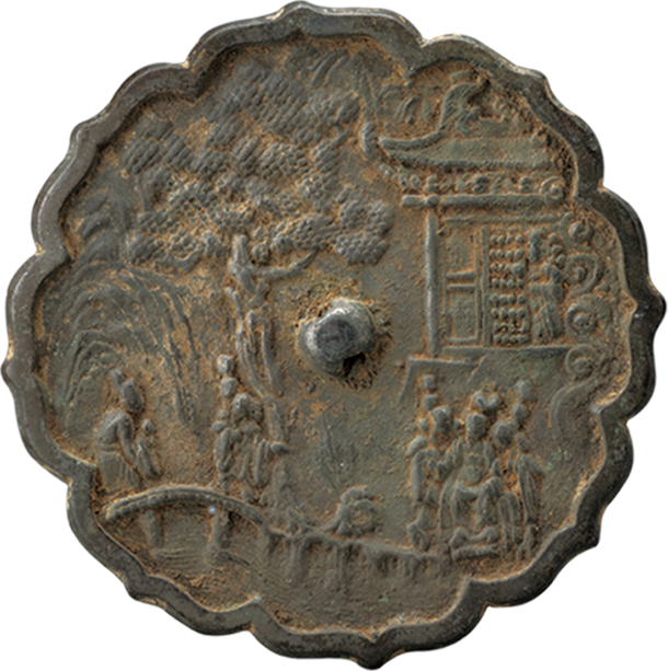 宋 唐王游月宫菱花镜 镇江博物馆藏.png 宋 唐王游月宫菱花镜 镇江博物馆藏.png