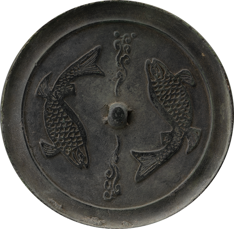 明 双鱼纹镜 镇江博物馆藏.png 明 双鱼纹镜 镇江博物馆藏.png