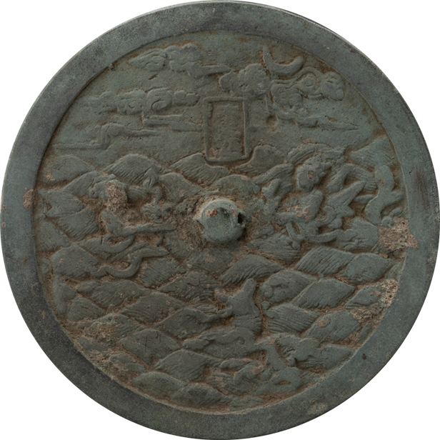 金 犀牛望月故事镜 镇江博物馆藏.png 金 犀牛望月故事镜 镇江博物馆藏.png